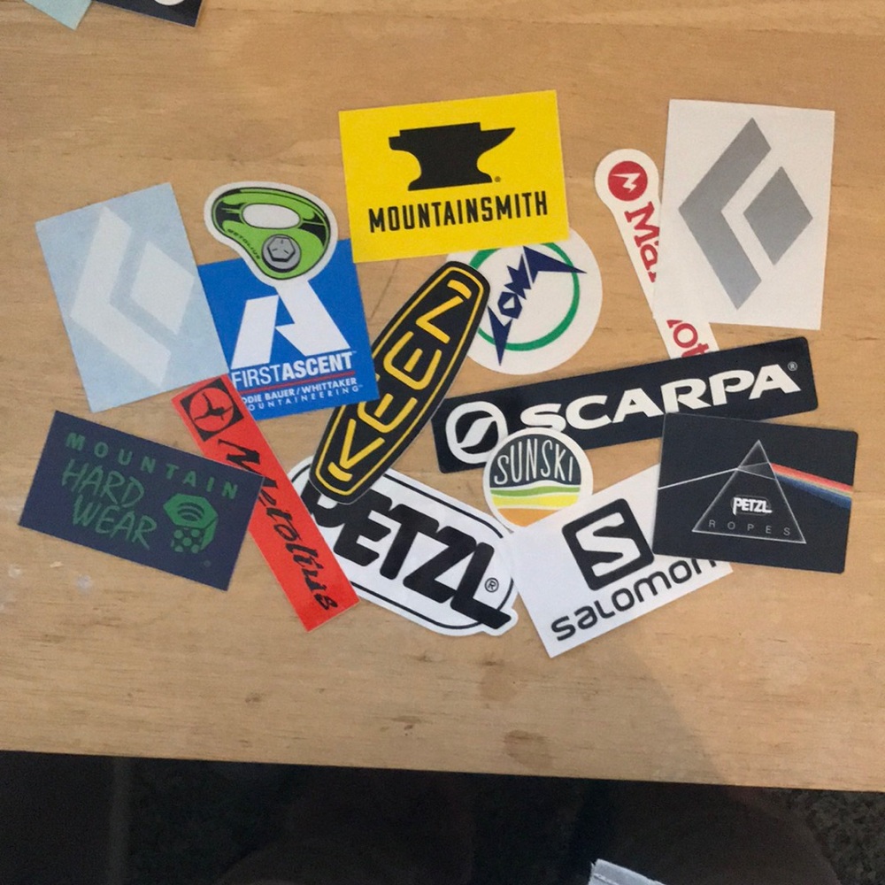 Outdoor sticker assortment